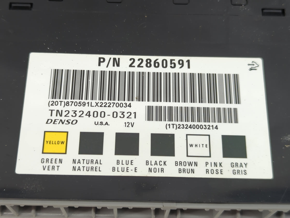 2008-2012 Buick Enclave Body Control Module Bcm Inner Cabin Fuse Box 1098087 - Oemusedautoparts1.com