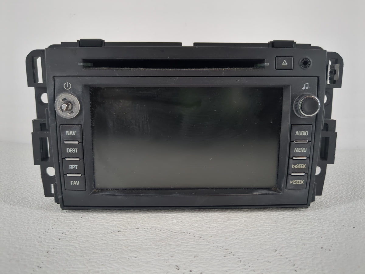 2012 Buick Enclave Radio AM FM Cd Player Receiver Replacement P/N:22822468 OEM Used Auto Parts - Oemusedautoparts1.com