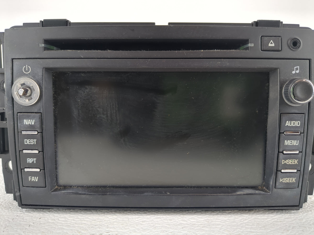 2012 Buick Enclave Radio AM FM Cd Player Receiver Replacement P/N:22822468 OEM Used Auto Parts - Oemusedautoparts1.com