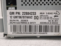 2010-2012 Buick Enclave Radio AM FM Cd Player Receiver Replacement P/N:22884233 Fits Fits 2010 2011 2012 OEM Used Auto Parts