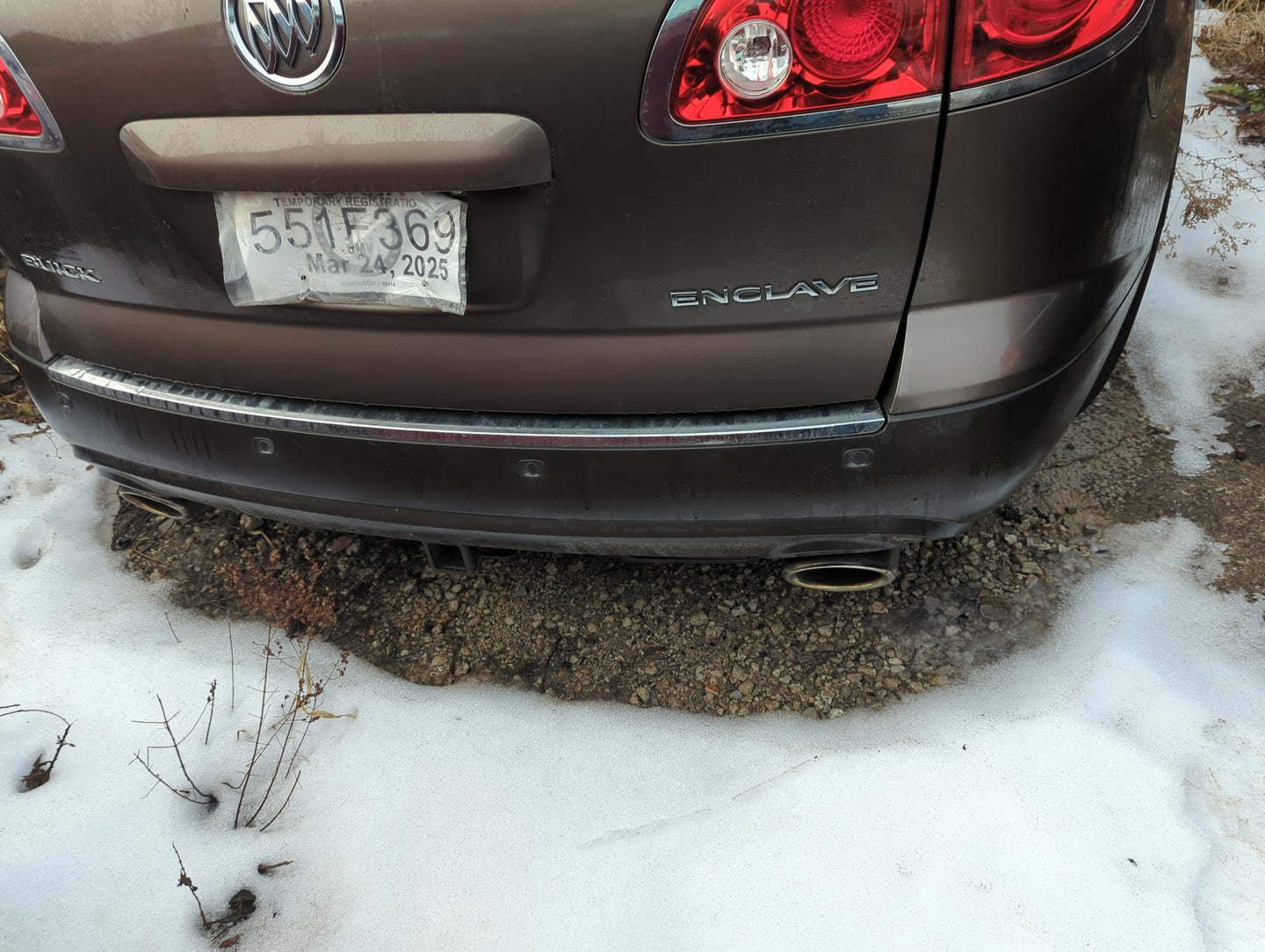 2008-2012 Buick Enclave Rear Bumper Assembly Oem - Oemusedautoparts1.com