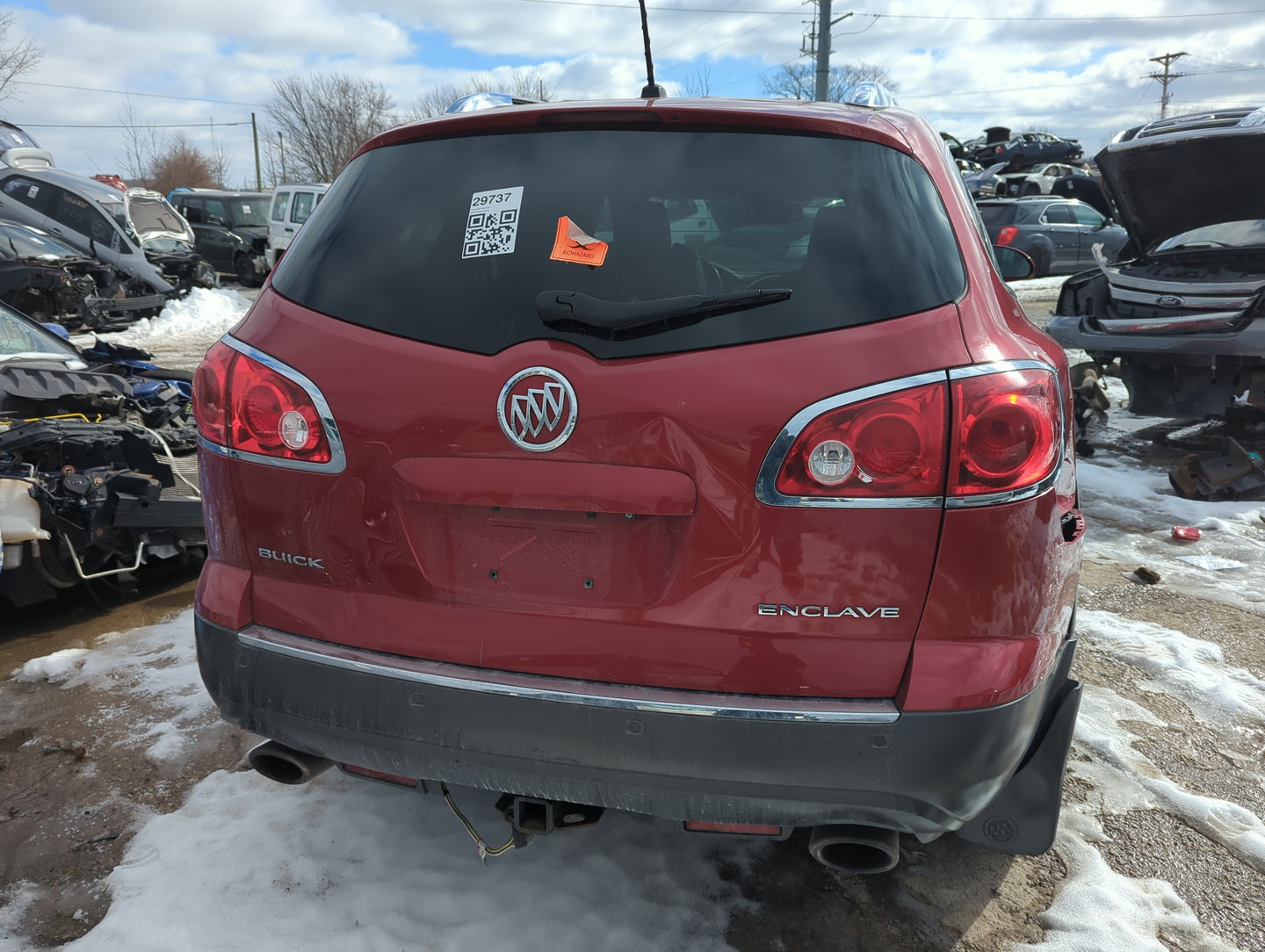 2008-2012 Buick Enclave Trunk/decklid/hatch/tailgate Oem - Oemusedautoparts1.com