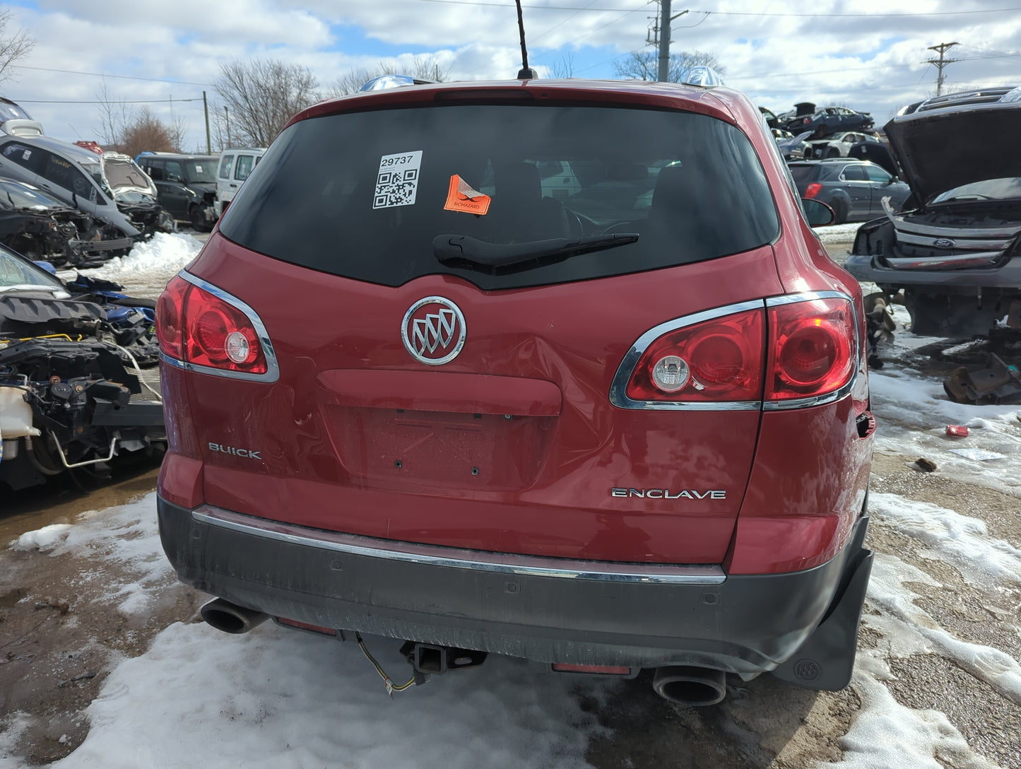 2008-2012 Buick Enclave Trunk/decklid/hatch/tailgate Oem - Oemusedautoparts1.com