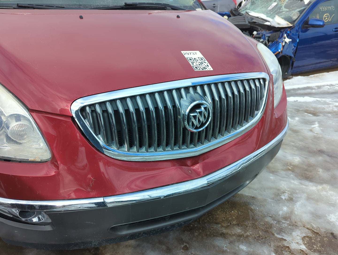 2008-2012 Buick Enclave Front Grille Bumper Not Included 1368913 - Oemusedautoparts1.com