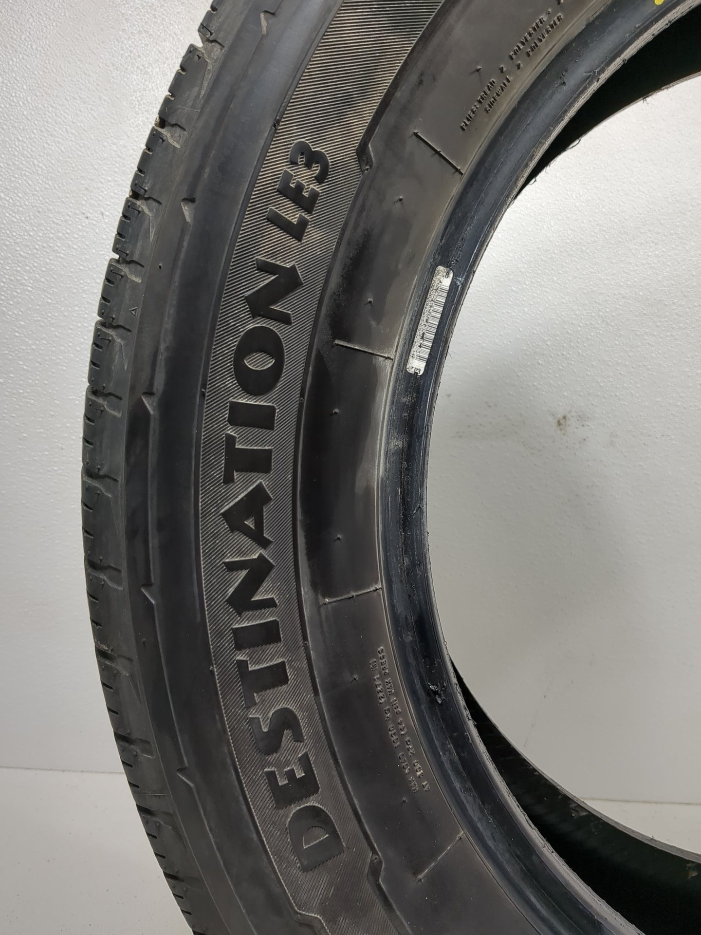 Used Tire 255/60R19 FIRESTONE DESTINATION LE3 109H - Tread Depth 6/32 - Oemusedautoparts1.com