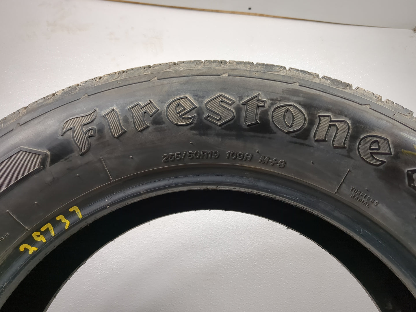 Used Tire 255/60R19 FIRESTONE DESTINATION LE3 109H - Tread Depth 6/32 - Oemusedautoparts1.com