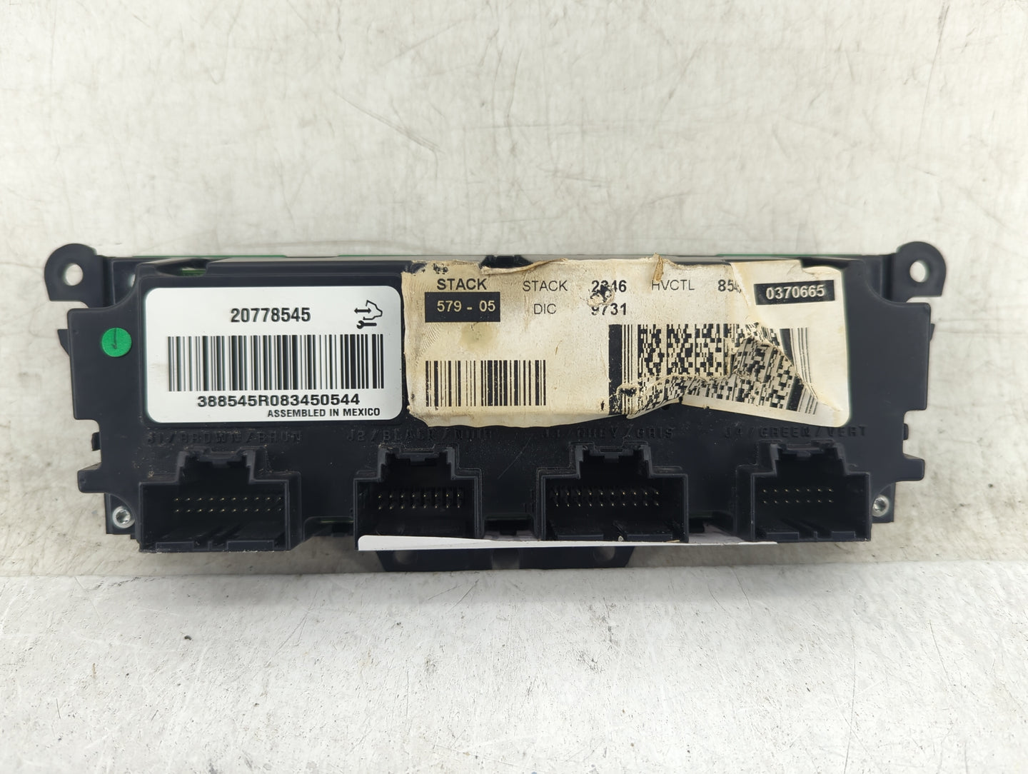 2008-2012 Buick Enclave Climate Control Module Temperature AC/Heater Replacement P/N:20778545 Fits Fits 2008 2009 2010 2011 