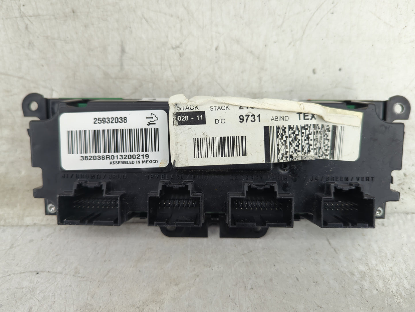 2008-2012 Buick Enclave Climate Control Module Temperature AC/Heater Replacement P/N:25932038 Fits Fits 2008 2009 2010 2011 