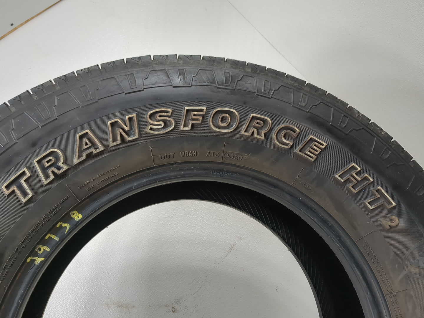 Used Tire 265/70R17 FIRESTONE TRANSFORCE HT2 121/118R - Tread Depth 8/32 - Oemusedautoparts1.com