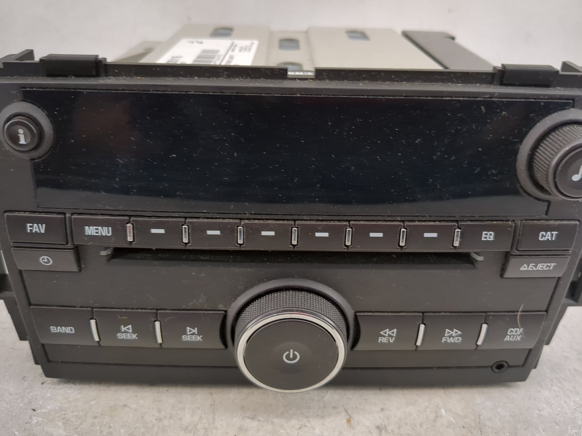 2008-2017 Buick Enclave Radio AM FM Cd Player Receiver Replacement Fits OEM Used Auto Parts - Oemusedautoparts1.com