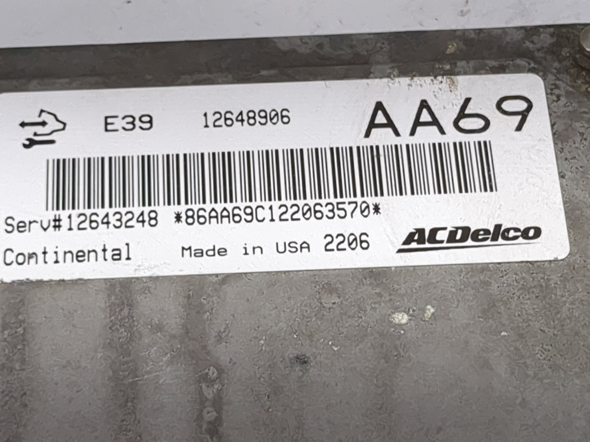 2012 Buick Enclave PCM Engine Control Computer ECU ECM PCU OEM P/N:12648906 12643248 Fits Fits 2013 2014 2015 2016 OEM Used 