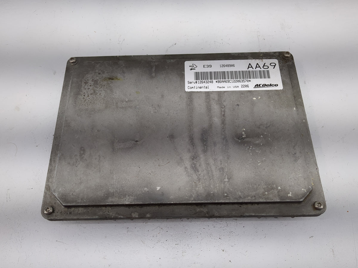 2012 Buick Enclave PCM Engine Control Computer ECU ECM PCU OEM P/N:12648906 12643248 Fits Fits 2013 2014 2015 2016 OEM Used 