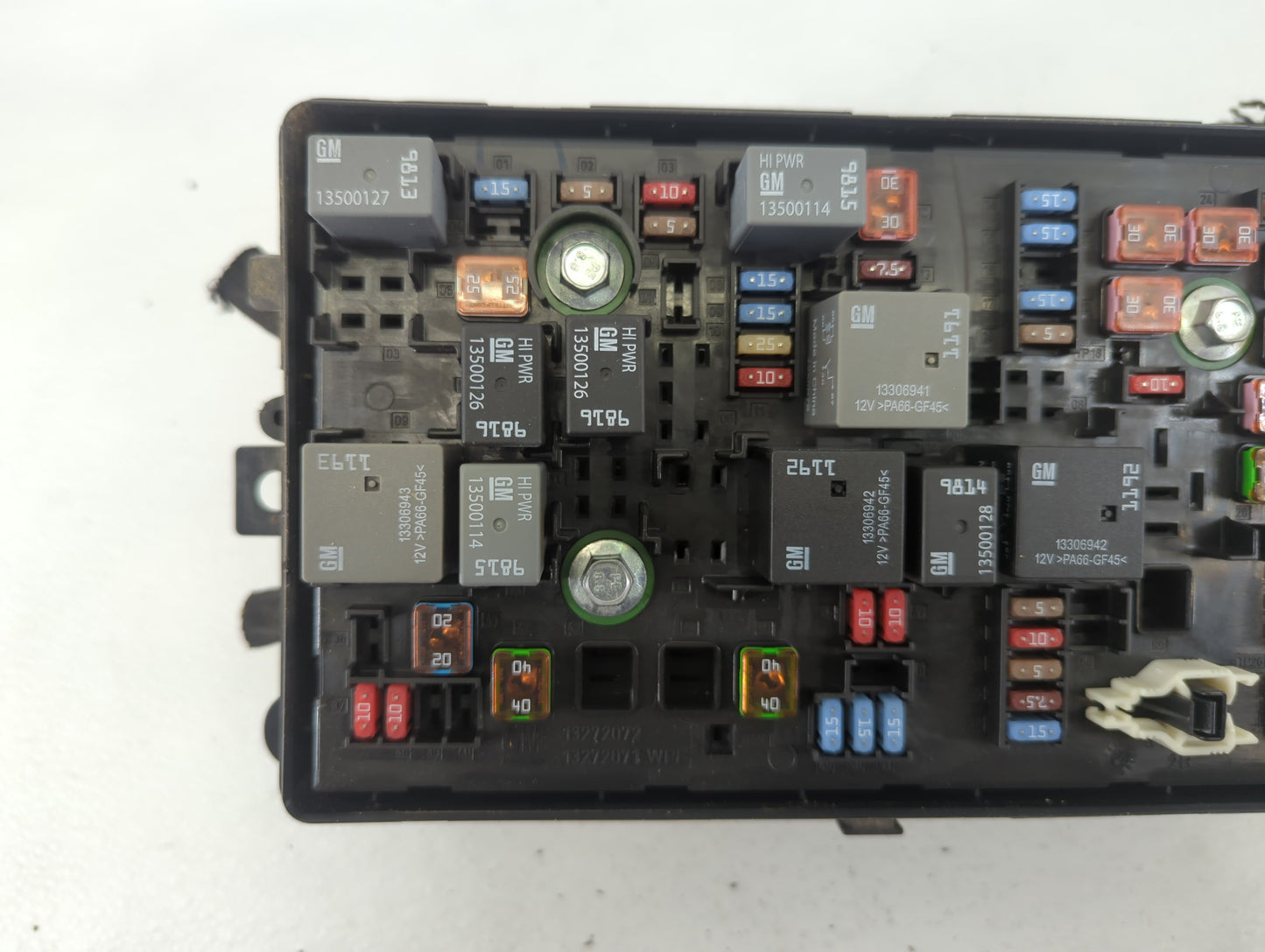 2012 Buick Enclave Fusebox Fuse Box Panel Relay Module P/N:9389U 23499389-01 Fits OEM Used Auto Parts - Oemusedautoparts1.co