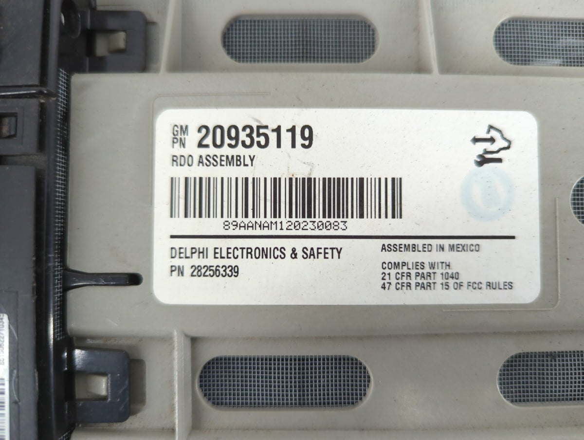 2008-2017 Buick Enclave Tuner Satellite Receiver 28256339|20935119 - Oemusedautoparts1.com