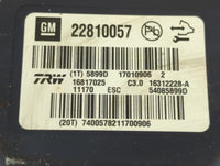2012-2013 Buick Lacross ABS Pump Control Module Replacement P/N:22810057 Fits Fits 2012 2013 2014 2015 2016 OEM Used Auto Pa