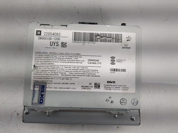 2012 Buick Lacrosse Radio AM FM Cd Player Receiver Replacement P/N:22854093 Fits OEM Used Auto Parts