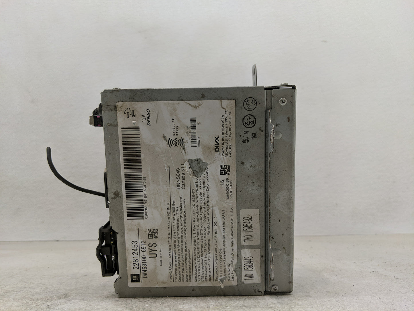 2012 Buick Lacrosse Radio AM FM Cd Player Receiver Replacement P/N:22812453 Fits OEM Used Auto Parts - Oemusedautoparts1.com