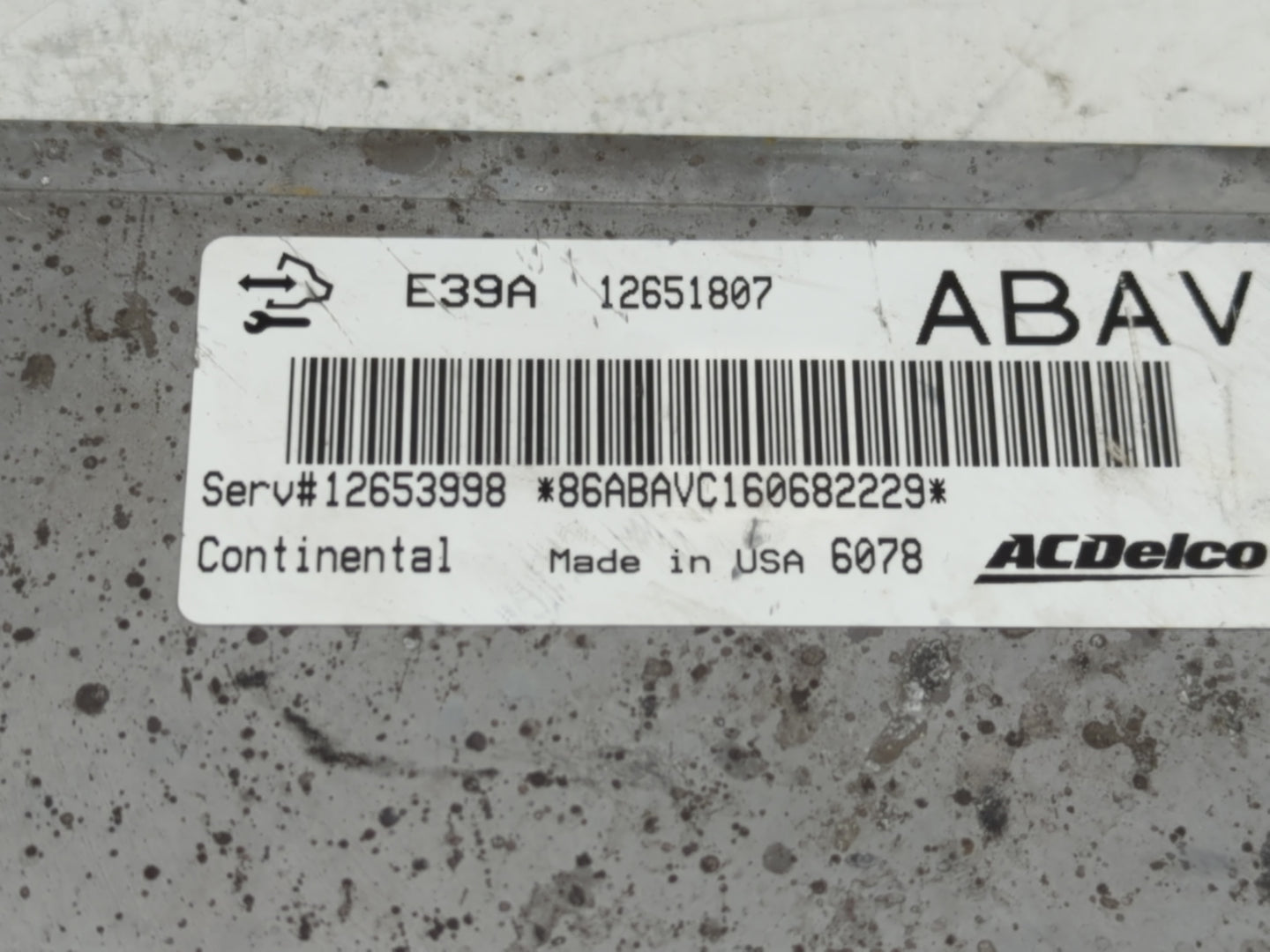 2012 Buick Lacrosse PCM Engine Control Computer ECU ECM PCU OEM P/N:12651807 Fits Fits 2013 2014 2015 2016 OEM Used Auto Par