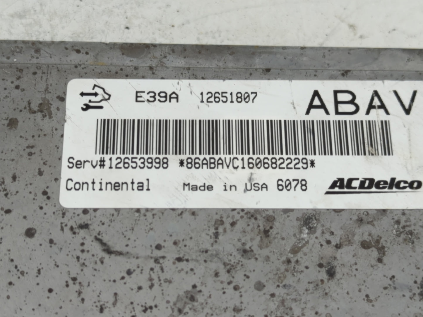 2012 Buick Lacrosse PCM Engine Control Computer ECU ECM PCU OEM P/N:12651807 Fits Fits 2013 2014 2015 2016 OEM Used Auto Par