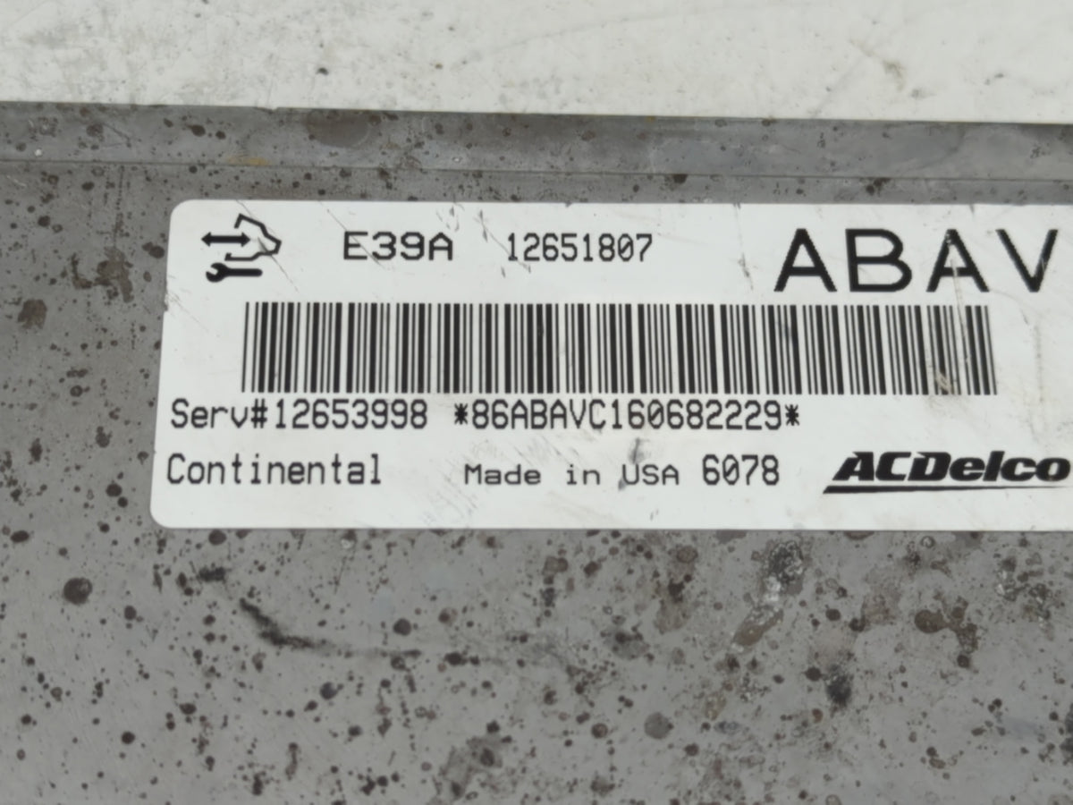 2012 Buick Lacrosse PCM Engine Control Computer ECU ECM PCU OEM P/N:12651807 Fits 2013 2014 2015 2016 OEM Used Auto Parts - 