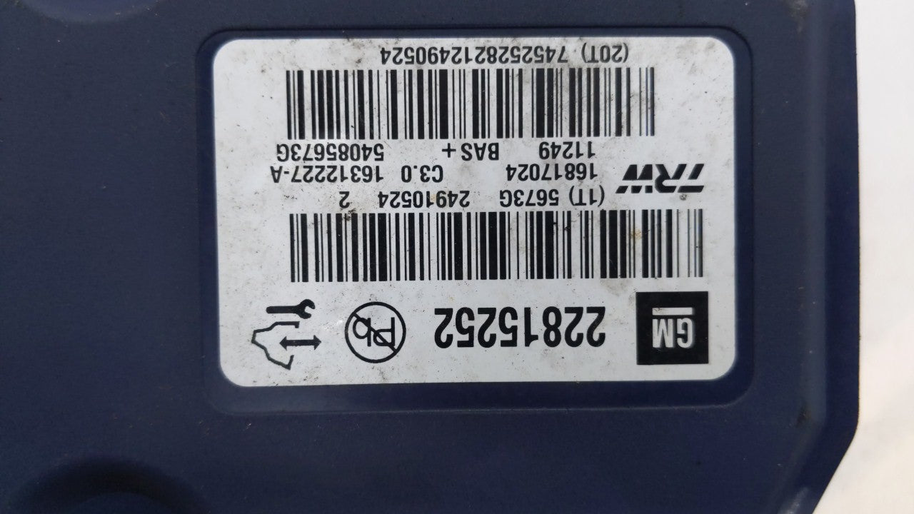 2012-2013 Buick Lacrosse ABS Pump Control Module Replacement P/N:22815252 Fits Fits 2012 2013 2014 2015 2016 OEM Used Auto P
