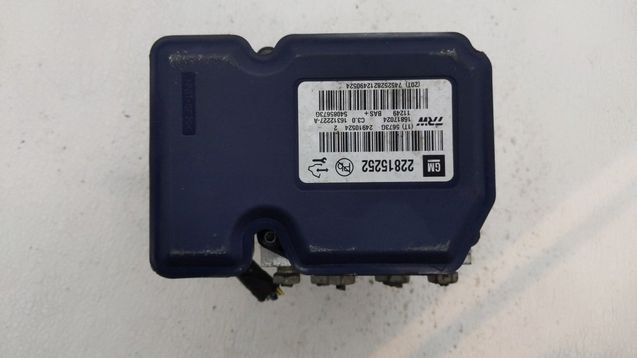 2012-2013 Buick Lacrosse ABS Pump Control Module Replacement P/N:22815252 Fits Fits 2012 2013 2014 2015 2016 OEM Used Auto P