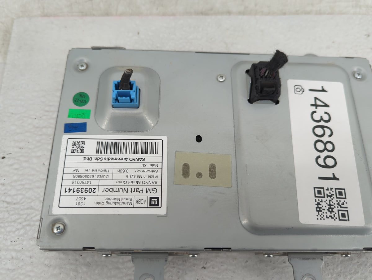 2010-2011 Buick Lacrosse Information Radio Display Screen 1436891 - Oemusedautoparts1.com