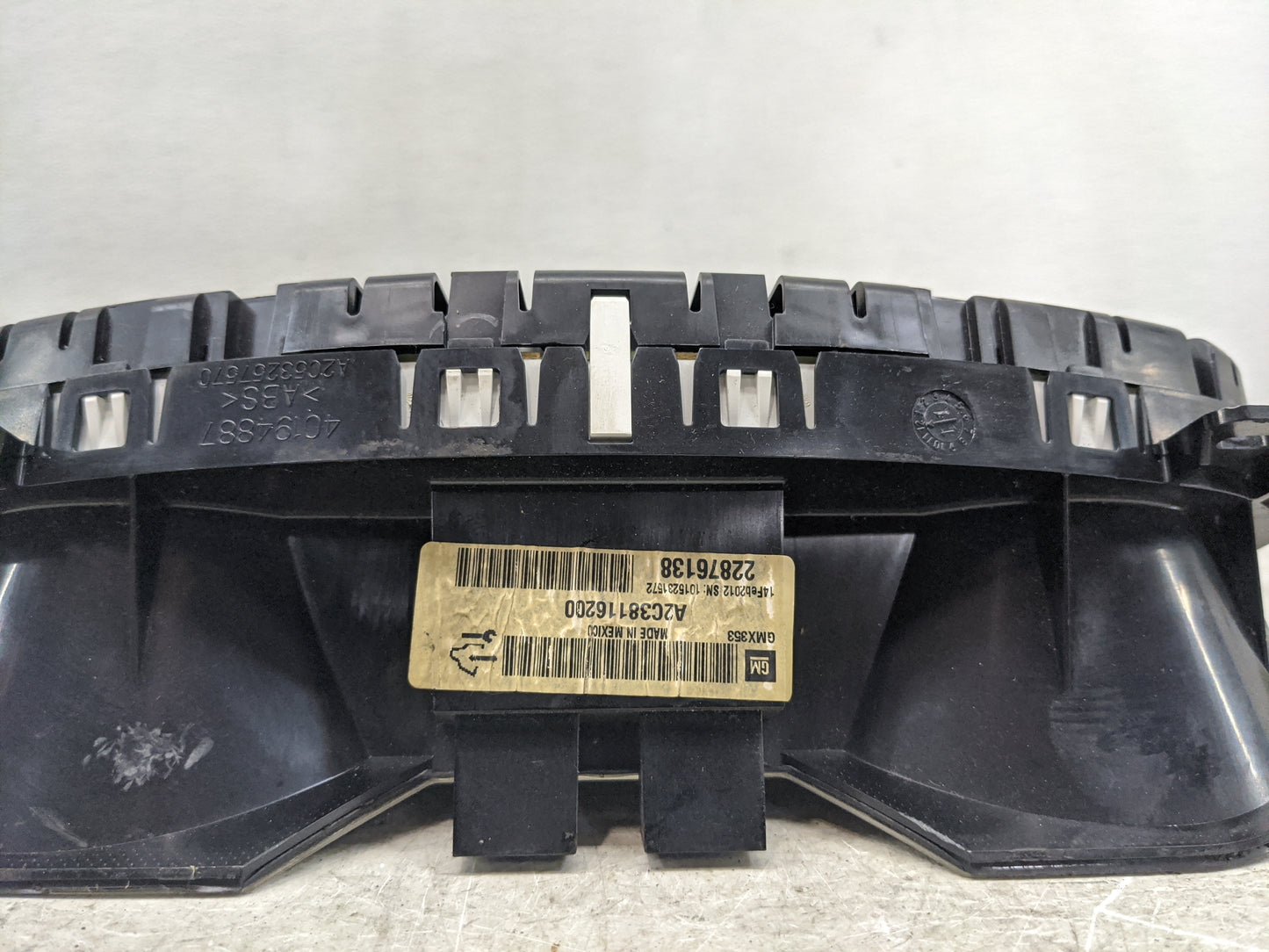 2012 Buick Lacrosse Instrument Cluster Speedometer Gauges P/N:A2C38116200 22876138, GMX353 Miles:108K Fits OEM Used Auto Par