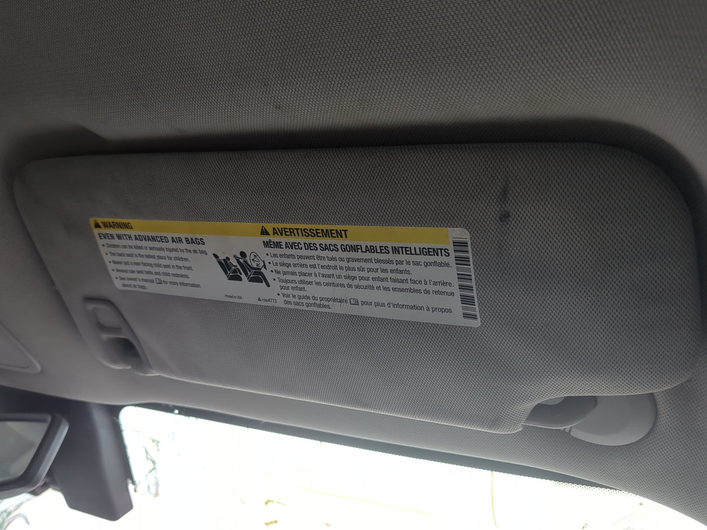 2010-2015 Buick Lacrosse Sun Visor Shade Replacement Passenger Right Mirror Fits Fits 2010 2011 2012 2013 2014 2015 OEM Used