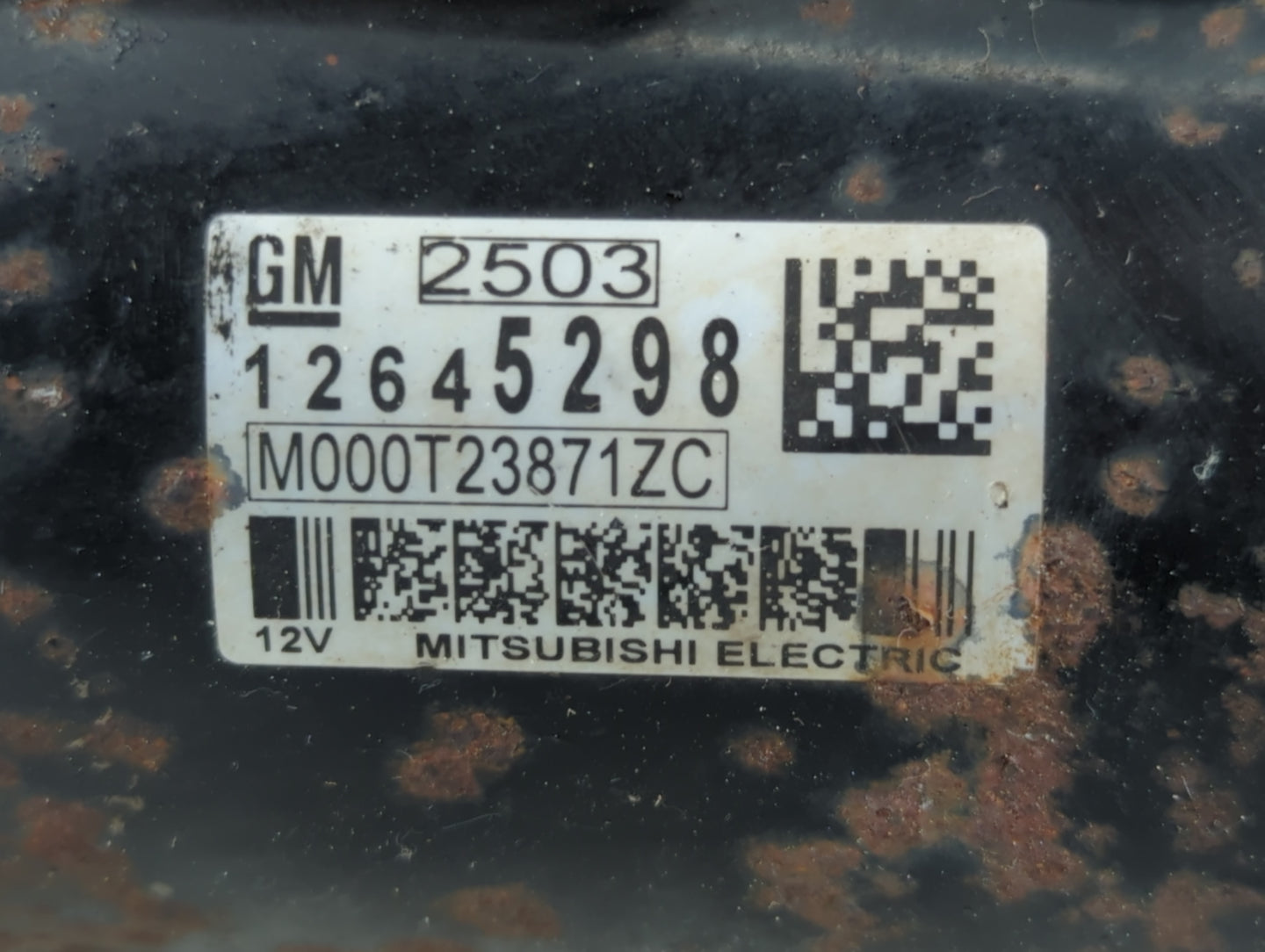 2010-2016 Buick Lacrosse Car Starter Motor Solenoid OEM P/N:M000T23871ZC 12645298 Fits OEM Used Auto Parts - Oemusedautopart