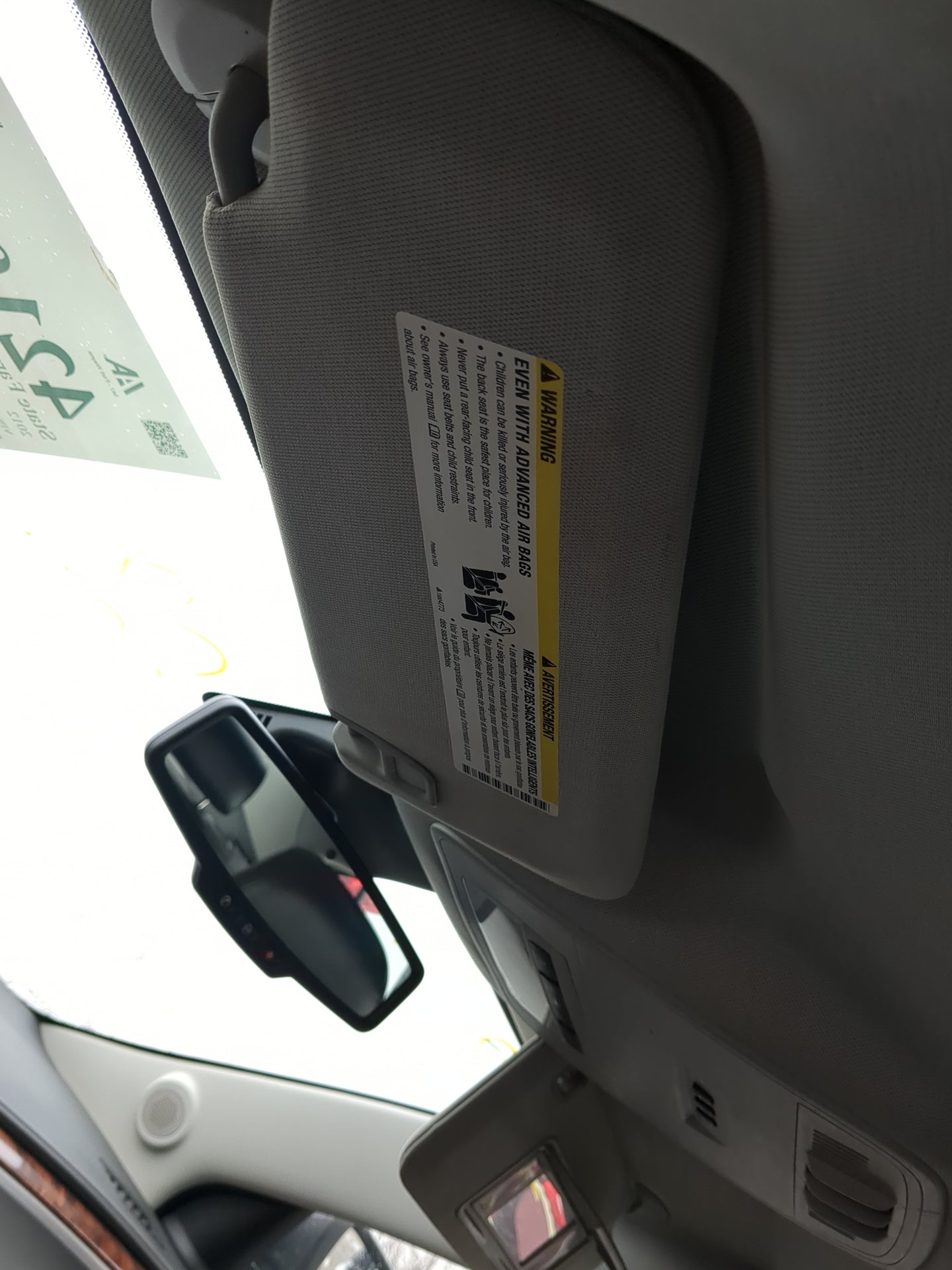 2010-2015 Buick Lacrosse Sun Visor Shade Replacement Driver Left Mirror Fits Fits 2010 2011 2012 2013 2014 2015 OEM Used Aut