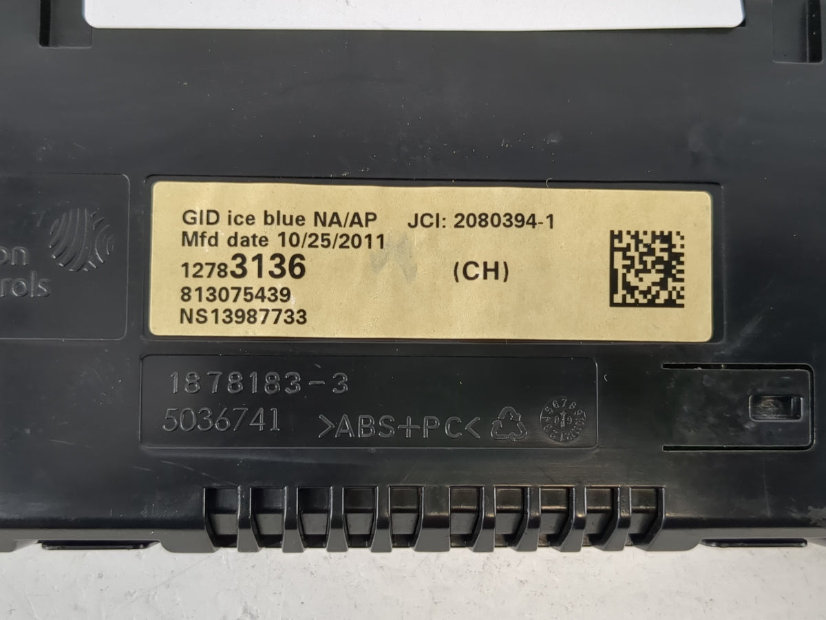 2011-2012 Buick Regal Information Radio Display Screen 1093340 - Oemusedautoparts1.com