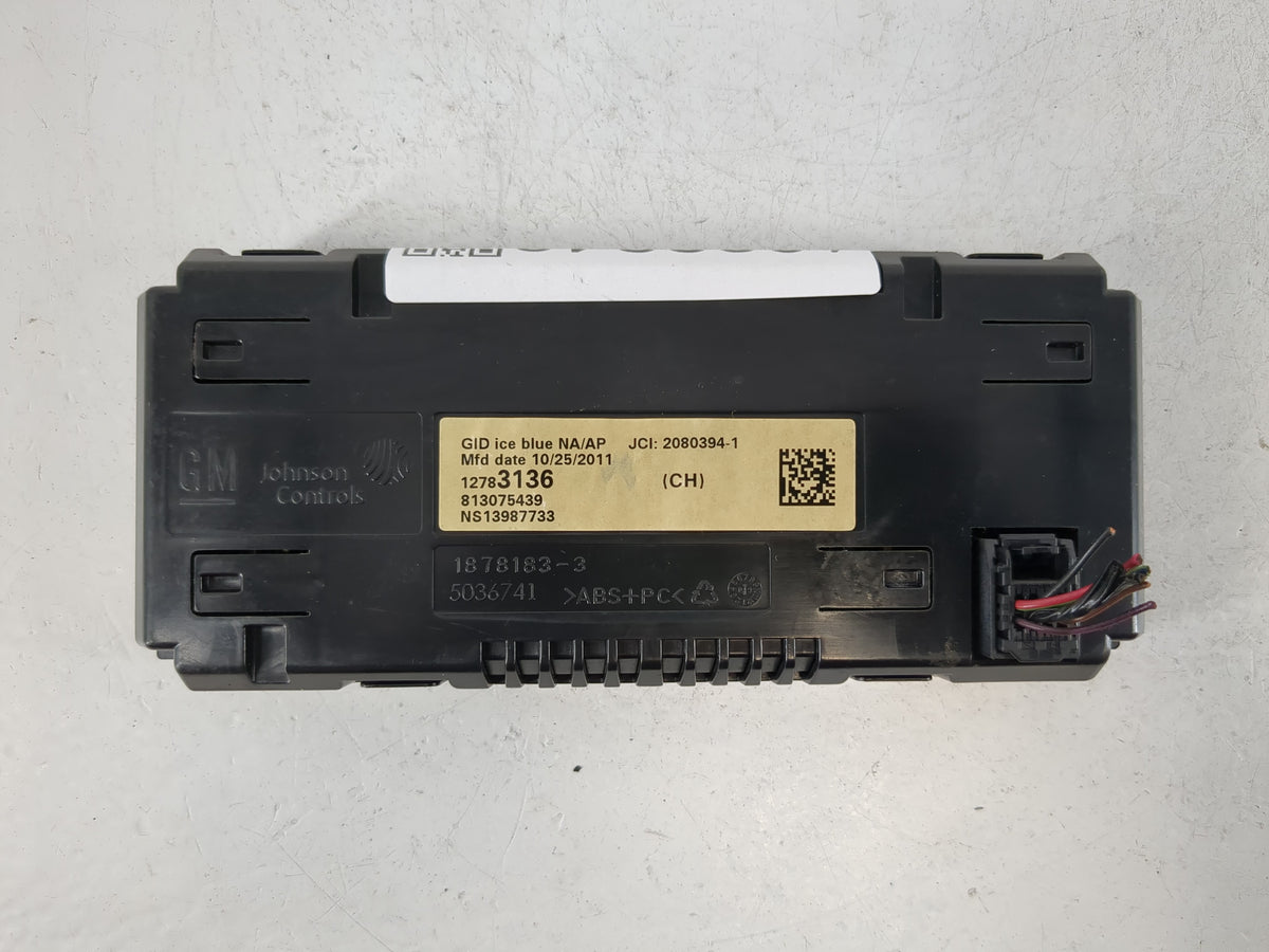 2011-2012 Buick Regal Information Radio Display Screen 1093340 - Oemusedautoparts1.com