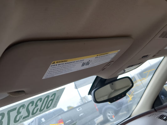 2011-2015 Buick Regal Sun Visor Shade Replacement Driver Left Mirror Fits Fits 2011 2012 2013 2014 2015 OEM Used Auto Parts 