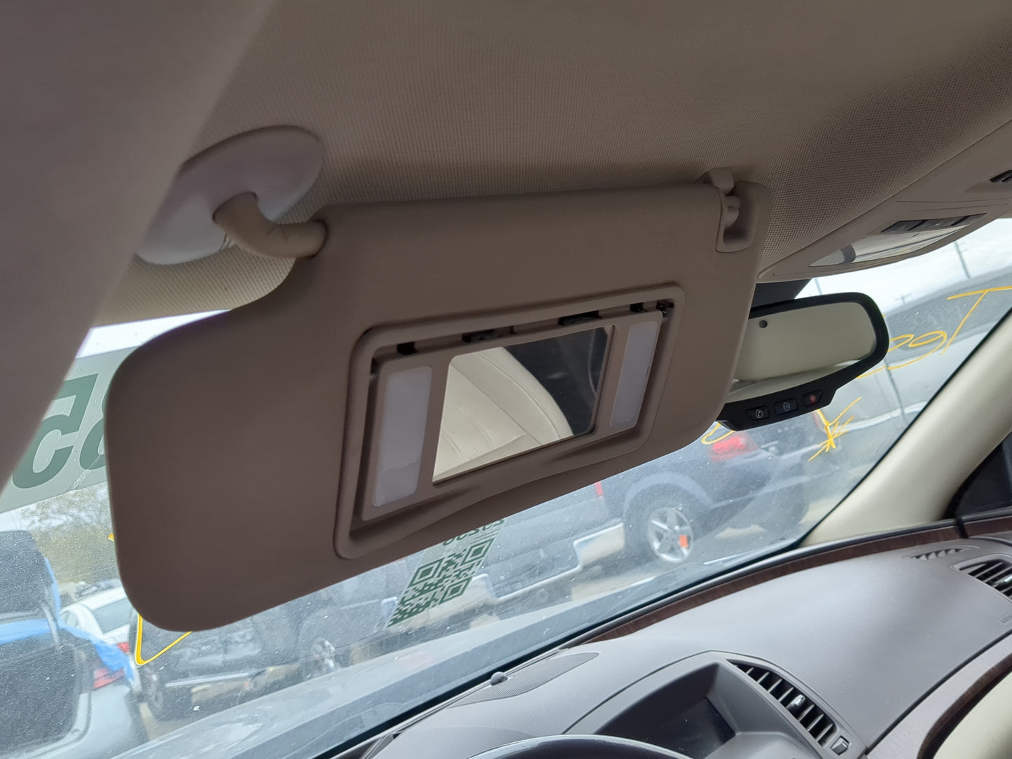 2011-2015 Buick Regal Sun Visor Shade Replacement Driver Left Mirror Fits Fits 2011 2012 2013 2014 2015 OEM Used Auto Parts 