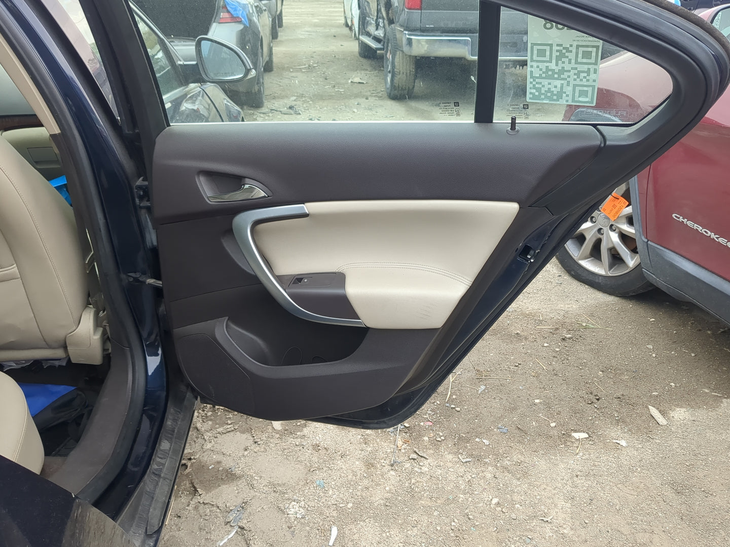 2011-2017 Buick Regal Passenger Rear Door Oem 1211101 - Oemusedautoparts1.com