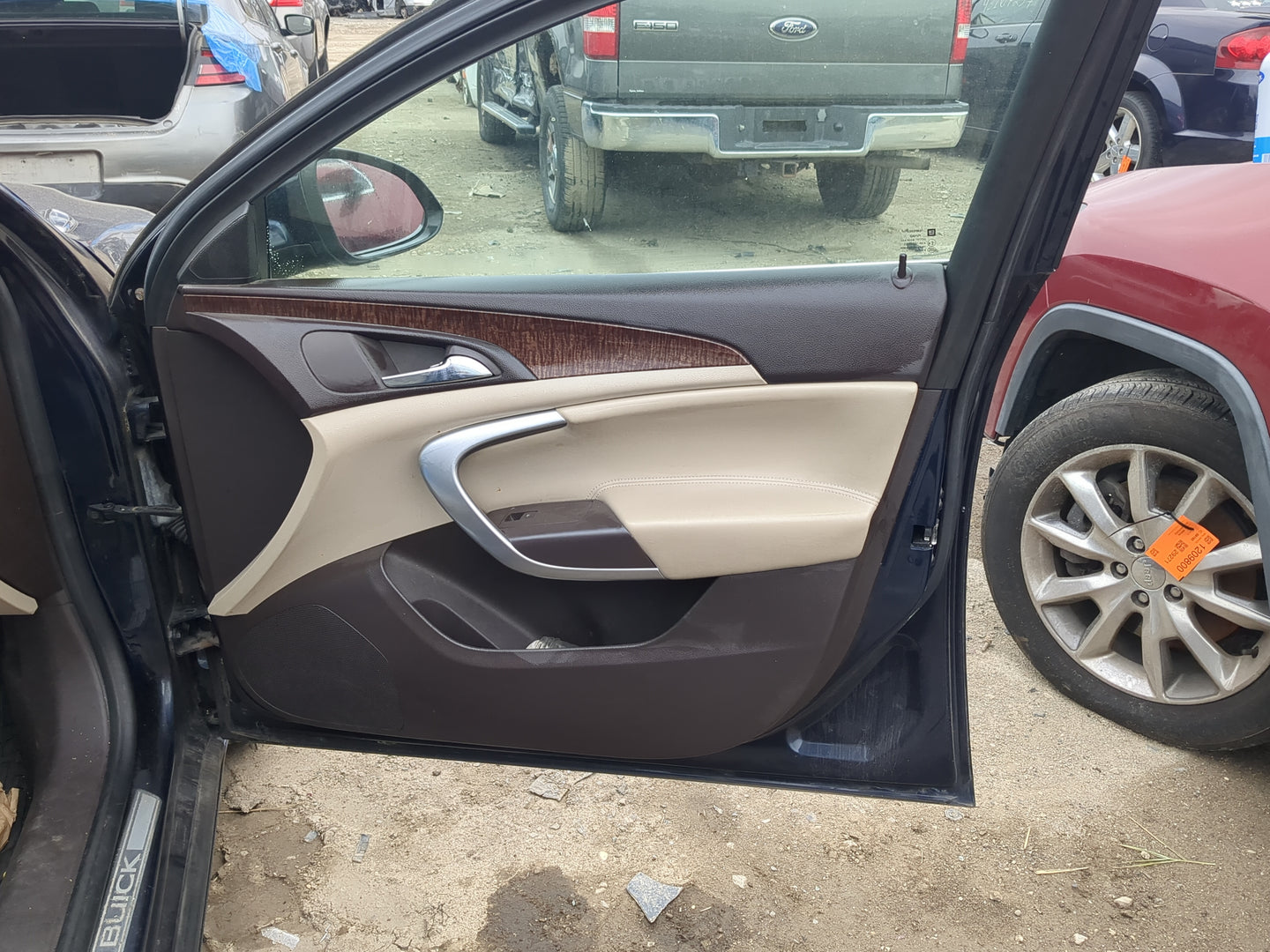2012 Buick Regal Front Right Passenger Interior Door Panel Trim - Oemusedautoparts1.com