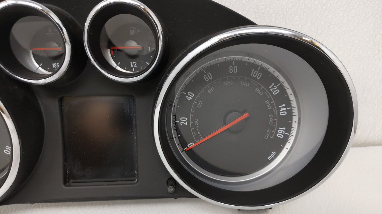 2012 Buick Regal Instrument Cluster Speedometer Gauges P/N:22840504 Fits OEM Used Auto Parts - Oemusedautoparts1.com