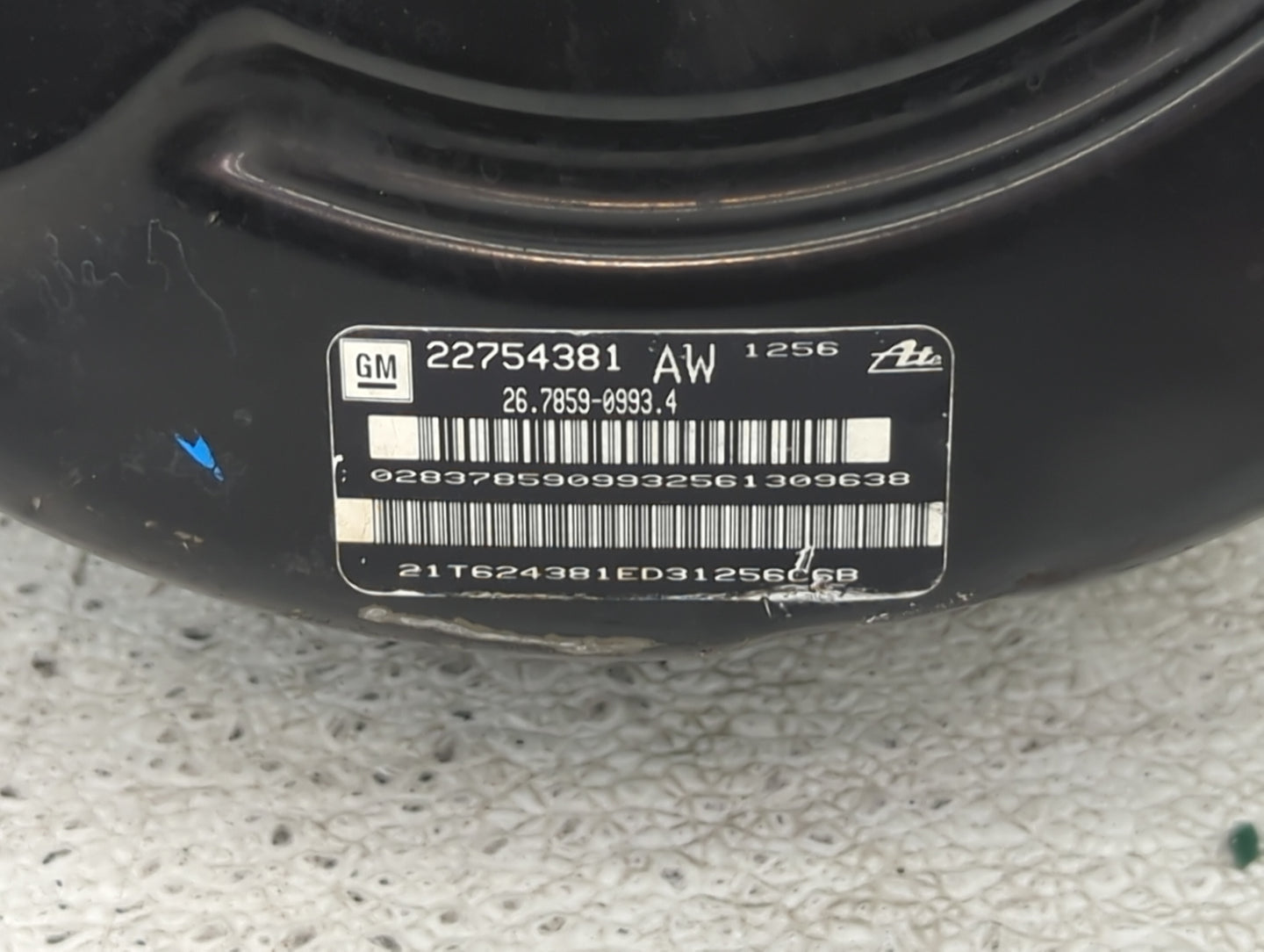 2012-2017 Buick Regal Power Brake Booster Oem 1422995 - Oemusedautoparts1.com