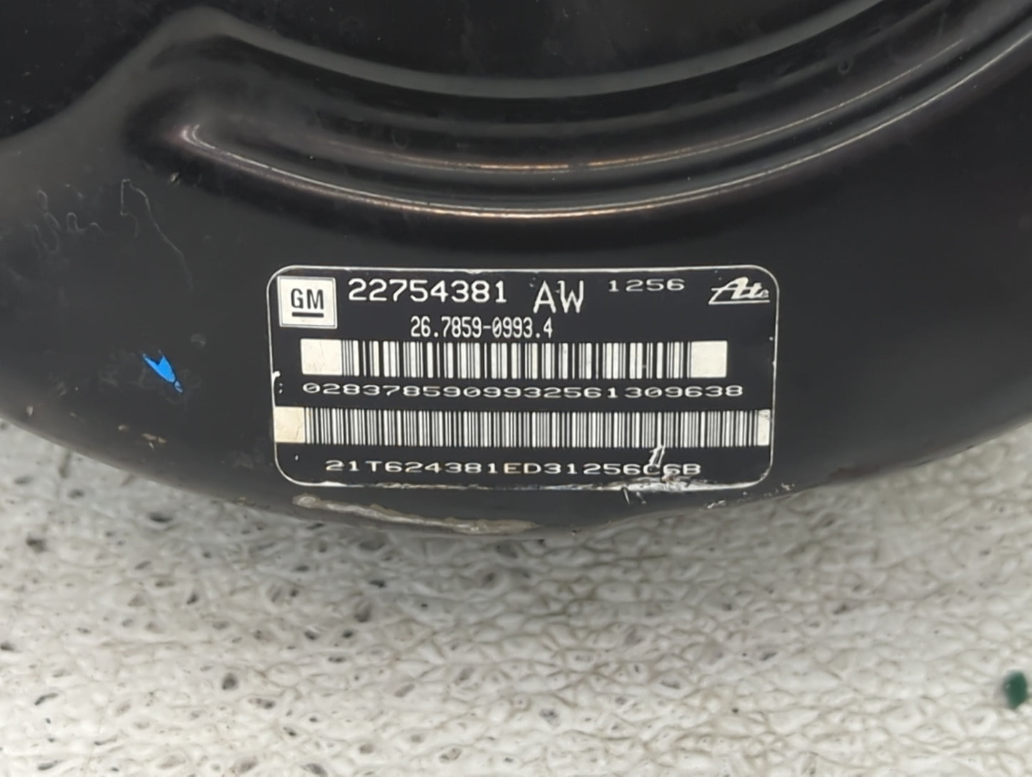 2012-2017 Buick Regal Power Brake Booster Oem 1422995 - Oemusedautoparts1.com