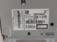 2012 Buick Regal Radio AM FM Cd Player Receiver Replacement P/N:22815634 Fits OEM Used Auto Parts - Oemusedautoparts1.com