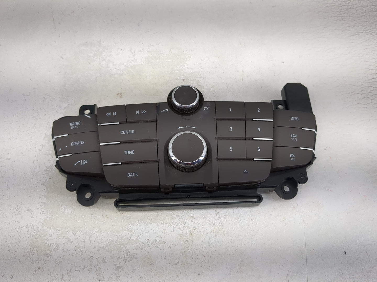 2011-2012 Buick Regal Radio Control Panel Brown - Oemusedautoparts1.com