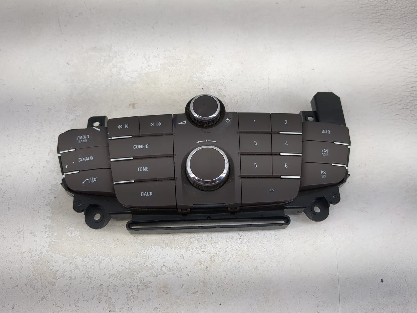 2011-2012 Buick Regal Radio Control Panel Brown - Oemusedautoparts1.com