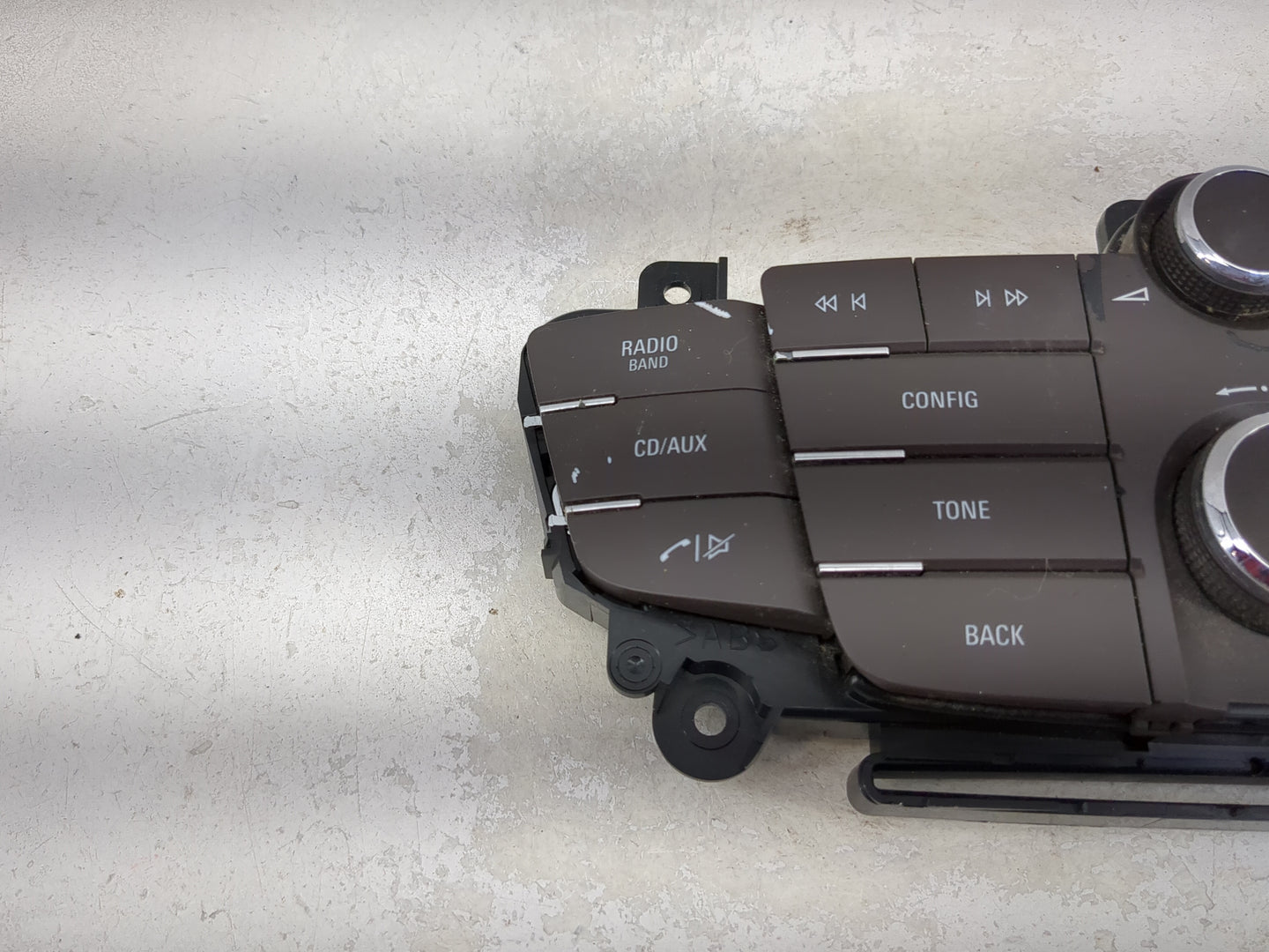 2011-2012 Buick Regal Radio Control Panel Brown - Oemusedautoparts1.com