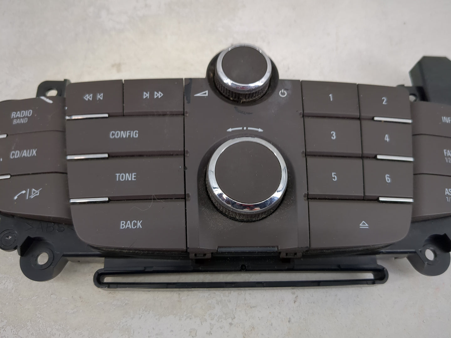 2011-2012 Buick Regal Radio Control Panel Brown - Oemusedautoparts1.com