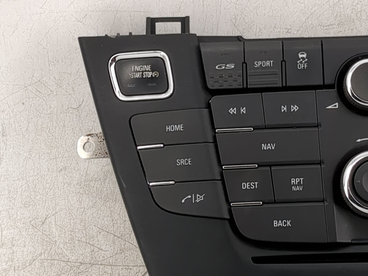 2012-2013 Buick Regal Radio Control Panel 1475079 - Oemusedautoparts1.com