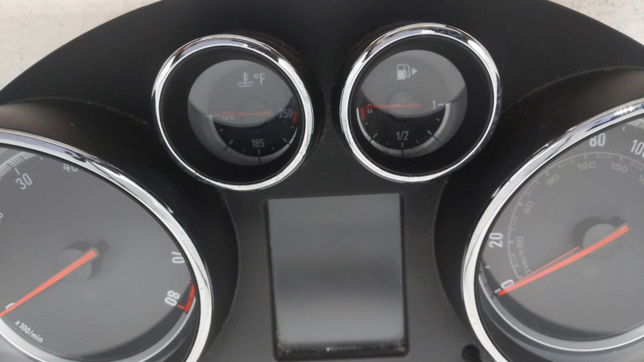 2012 Buick Regal Instrument Cluster Speedometer Gauges P/N:22840504 Fits OEM Used Auto Parts - Oemusedautoparts1.com