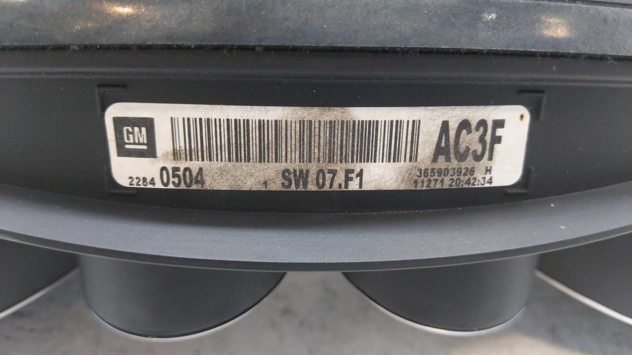 2012 Buick Regal Instrument Cluster Speedometer Gauges P/N:22840504 Fits OEM Used Auto Parts - Oemusedautoparts1.com