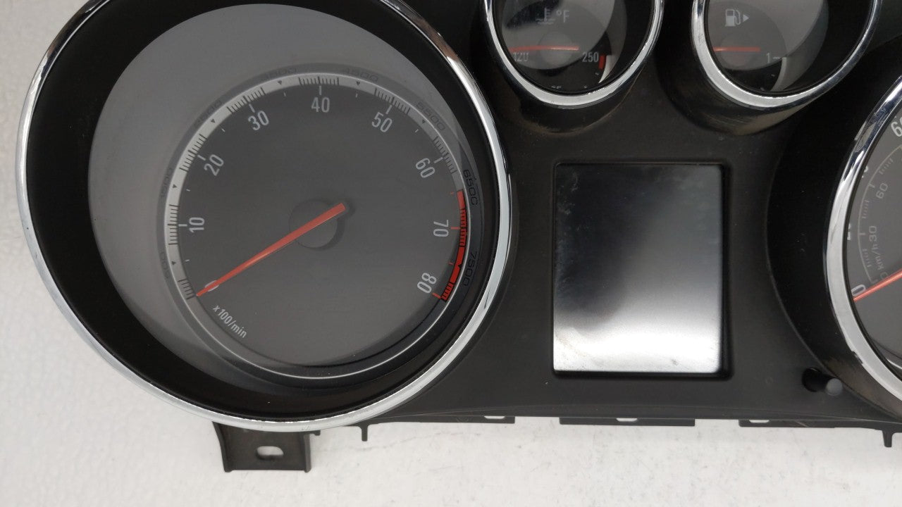 2012 Buick Regal Instrument Cluster Speedometer Gauges P/N:22840504 Fits OEM Used Auto Parts - Oemusedautoparts1.com