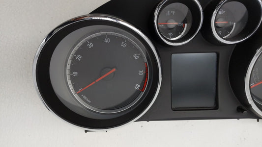 2012 Buick Regal Instrument Cluster Speedometer Gauges P/N:20989691 22840504 Fits OEM Used Auto Parts